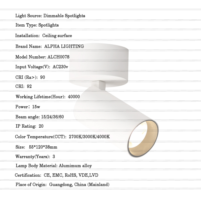 Dimmable Spotlights