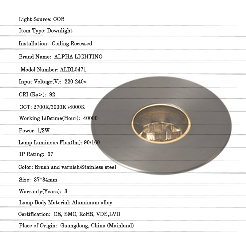 Recessed Underground Deck Lighting