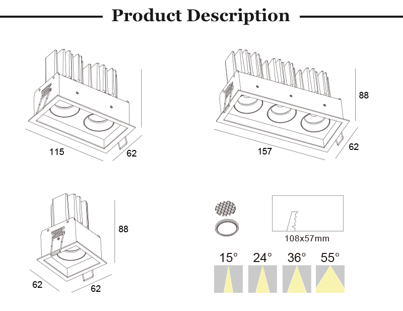 residential indoor downlight