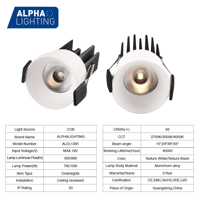 commercial office minimalist downlight