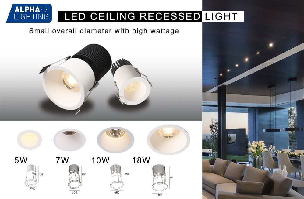 What’s the difference between SMD and COB downlights？