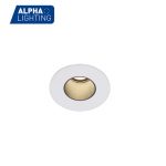 Alpha Lighting Anti glare 1W 2W Recessed LED Downlight S COB Dimmable LED Light down