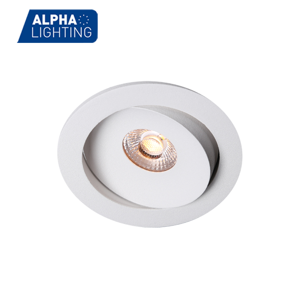 IP54 adjustable aluminum 7W tiltable mmable cob downlight -ALDL0108