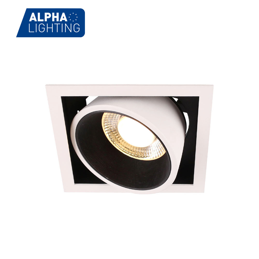 Single heads Adjustable Square 13W/18W/26W/33W led square downlight spot downlight -ALDL0042