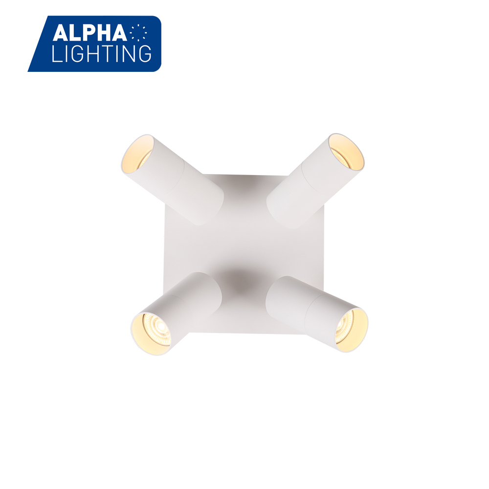 4 head Aluminum Alloy GU10 Indoor surface mounted light