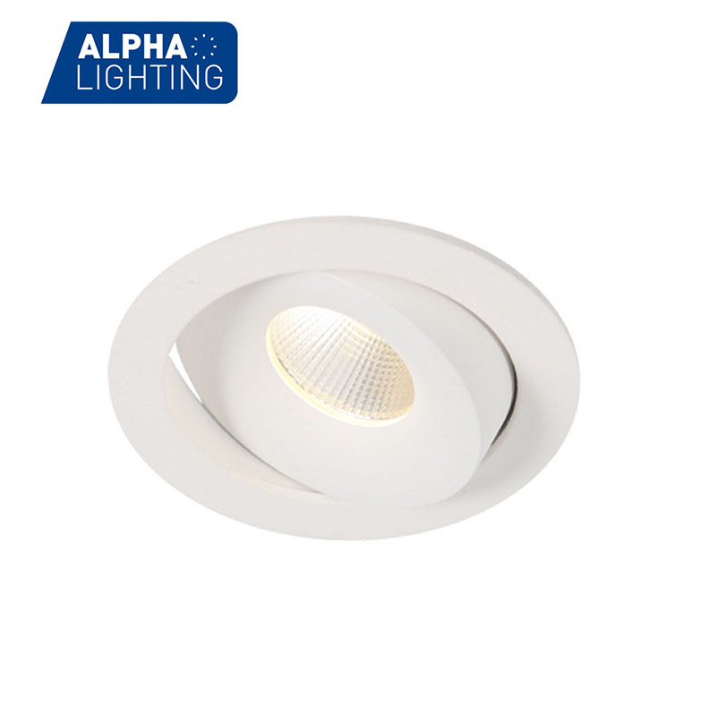 Dimmable anti-glare IP20 indoor low embedded LED spotlight