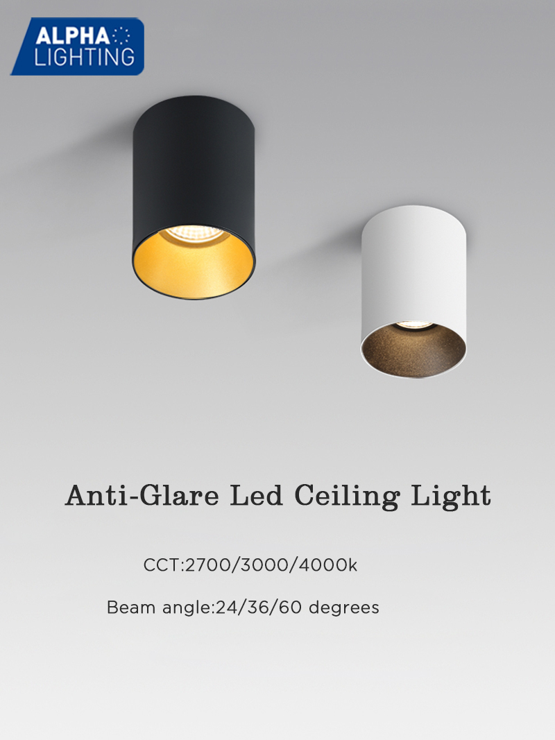 Anti-glare IP20 Indoor High Lumen LED Ceiling Mounted Light