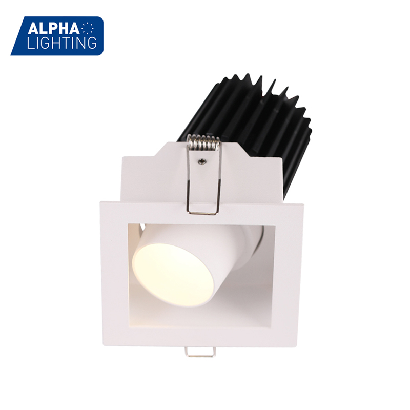 Modern Square Recessed LED Downlight Indoor Gu10 Fixture