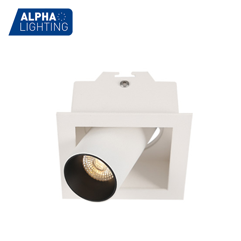 Led Downlight Square Ceiling 7W Dimmable Led Light Adjustable Recessed Spot Light