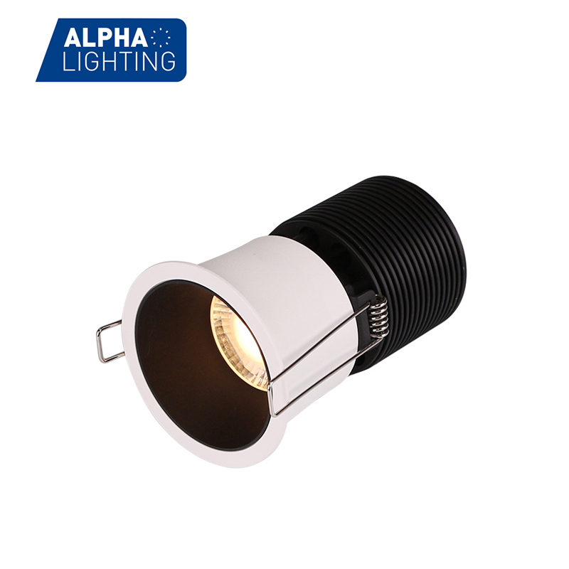 Reflective Cup Design Interchangeable Color Delicate Cabine Cob Down Light Led Anti Glare Light Downlight