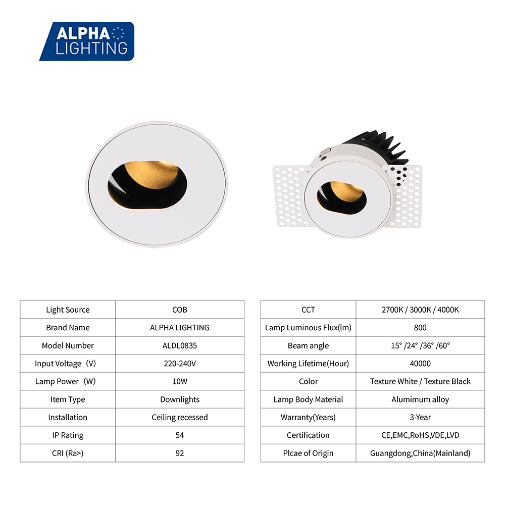 LED Anti-glare Downlight