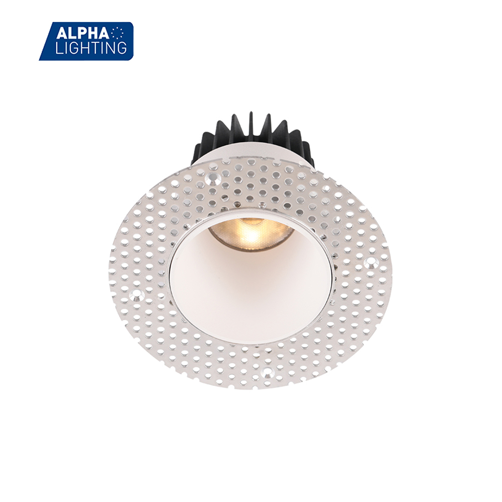 Residential Easy Installation Dimmable Recessed Down Light 10W Trimless COB Led Downlights