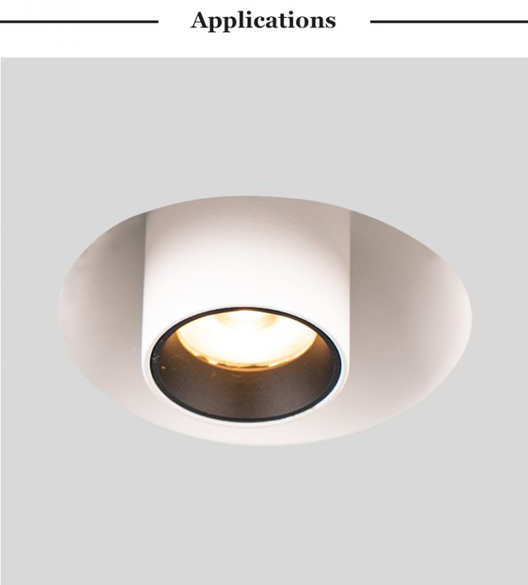 ALDL1576 ROBO Series contemporary recessed ceiling lights 7W commercial ceiling recessed led