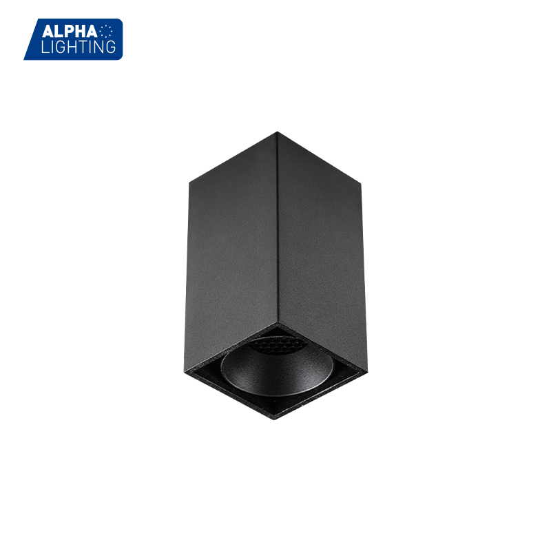 High Quality 5W black minimalist ceiling lights on white ceiling