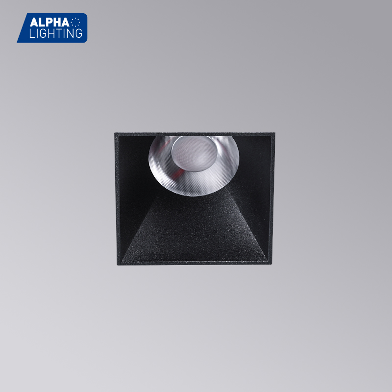 High Quality 7W/10W square trimless led downlights black trimless downlights