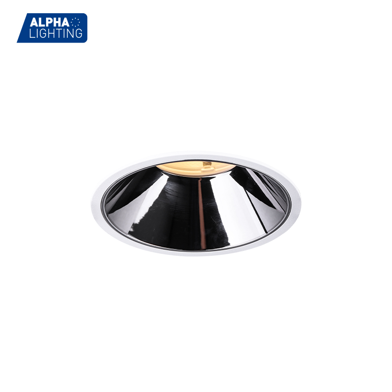 ALDL1729 – MAXI Series Max.18V 5W Chrome Downlight IP20 black recessed downlights