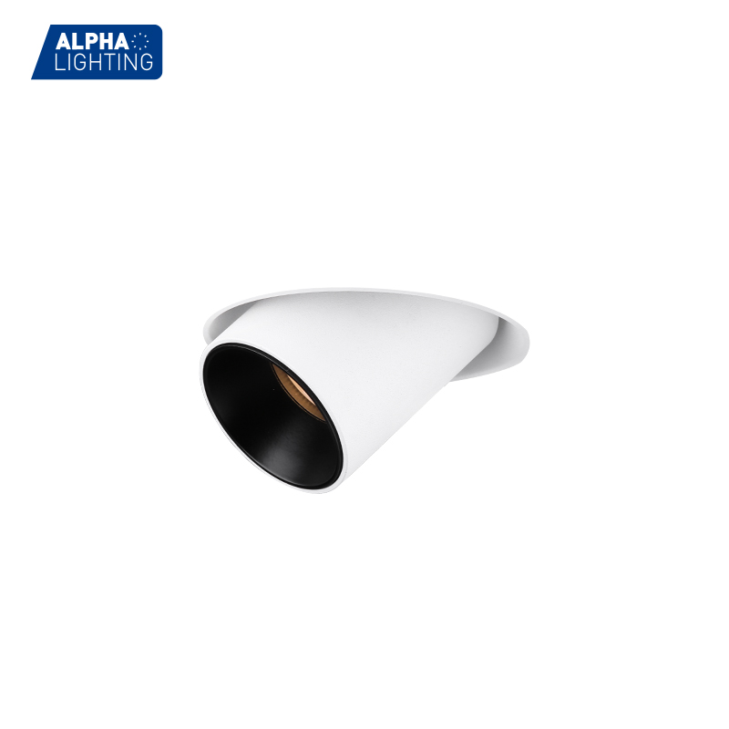 ALDL1724 – ROBO Series trimless adjustable downlights 10W 900lm tiltable downlights recessed adjustable spotlight